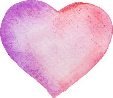 Gradient Heart Watercolor